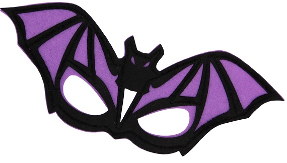 картинка Маска фетровая "Хэллоуин Летучая Мышь" 