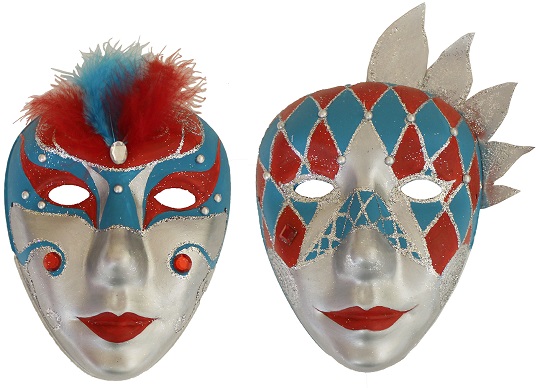  Роспись красками "Венецианские маски" 