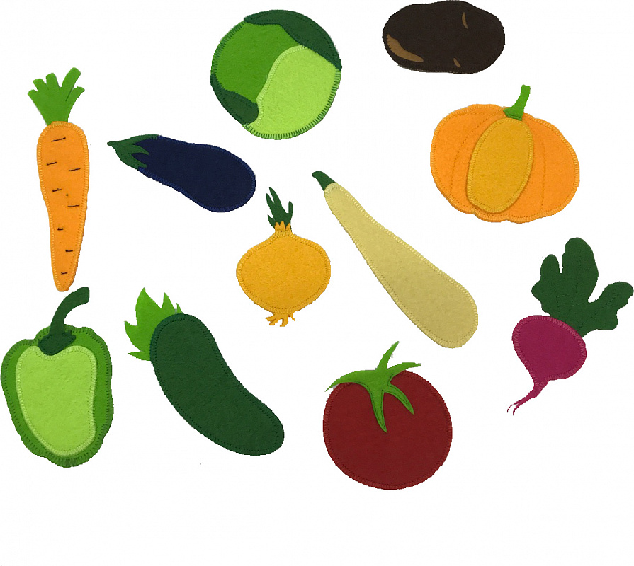 картинка Набор из фетра "Овощи" 
